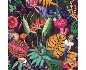 Wonderland Tropical Wallpaper Plum Holden 91192