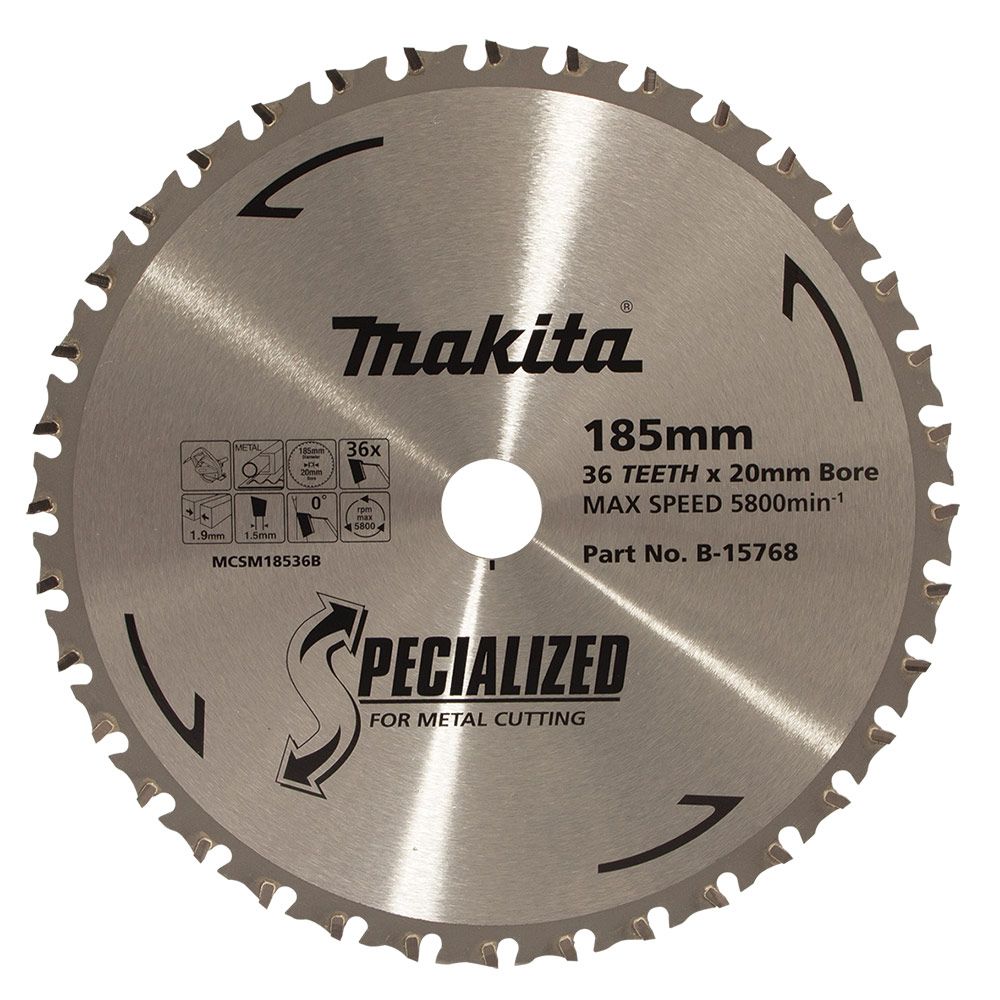 Makita circular best sale saw blade 185mm