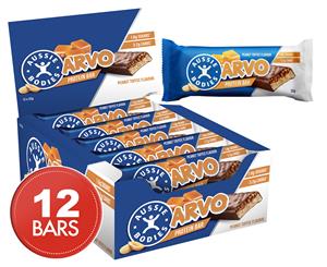 12 x Aussie Bodies Arvo Protein Bar Peanut Toffee 32g