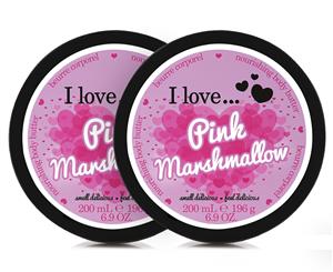 2 x I Love Body Butter Pink Marshmallow 200mL