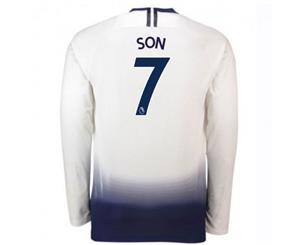 2018-2019 Tottenham Home Long Sleeve Nike Shirt (Son 7)