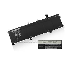 91Wh Dell XPS 15 9530 9535 Precision 3800 M3800 Laptop Replacement Battery Only fit battery part # 245RR