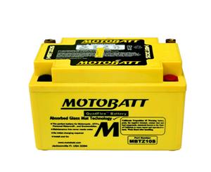 AGM Motobatt Quad Flex Battery Absorbed Glass Mat Technology MBTZ10S 12V