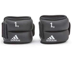 Adidas 1kg Pair Of Ankle/Wrist Weights - Black