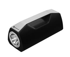 Bluetooth V5.0 Portable Speaker Led Flash Light Torch Usb Aux Black