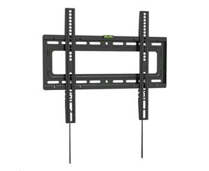 Brateck LP46-44F 32-55" Fixed Curved & Flat TV Wall Mount. Click-in spring lock with easy release tabs. Integrated bubble level. Max Weight 40kg ma