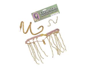 Bristol Novelty Womens/Ladies Cleopatra Accessory Set (Gold) - BN228