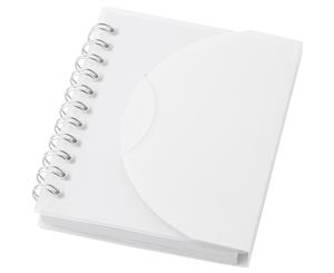 Bullet Post A7 Notebook (White/Transparent Clear) - PF503