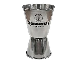 Bundy Bundaberg Rum ROSETTE Stainless Steel Double Spirit Jigger