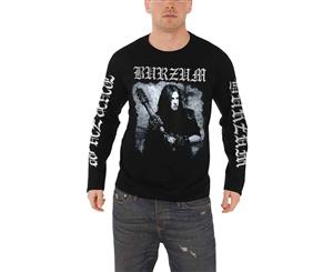 Burzum T Shirt Anthology 2018 Band Logo Official Mens Long Sleeve - Black