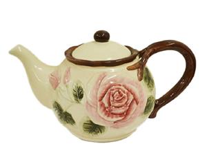 Collectable Novelty Teapot ROSE China Tea Pot for collector or use