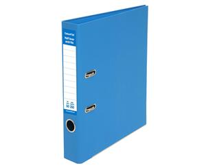 ColourHide A4 50mm 250 Sheets Half Lever Arch Binder/File Office Organiser Blue