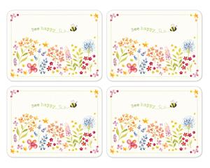 Cooksmart Bee Happy Pack of 4 Placemats