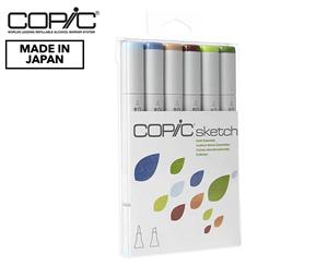 Copic Sketch Set Earth Essentials 6pk - Multi