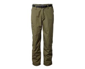 Craghoppers Outdoor Classic Mens Kiwi Stain Resistant Trousers (Dark Moss) - CG291