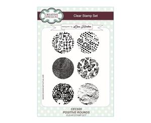 Creative Expressions - Positive Rounds A5 Clear Stamp Set