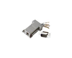 DB9 Pin Plug To RJ45 Socket 8P/8C