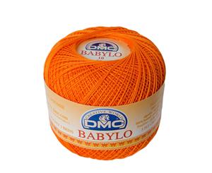 DMC Babylo 10 Crochet Cotton 50g Ball 3375 Orange