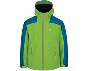 Dare 2B Childrens/Kids Avail Seamsmart Hooded Waterproof Jacket (Jasmine Green/Petrol Blue) - RG4143