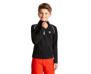 Dare 2b Boys Consist Core Stretch Half Zip Top Jacket - Black