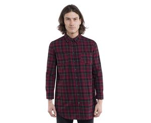 Deacon Men's Certify Long Sleeve Shirt - Red/Black