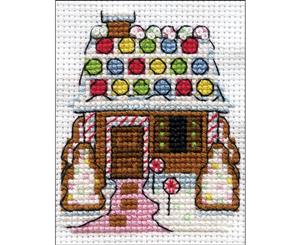 Design Works Counted Cross Stitch Kit 2inch X3inch Gingerbread House (14 Count)