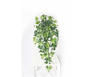 Fake High Quality Mixed Green and White Tipped Ivy Bush 100cm