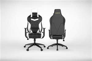 Gamdias ACHILLES E2-L Black White Ergonomic Gaming Chair