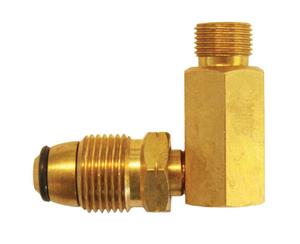 Gasmate POL to Companion 90-degree Adaptor