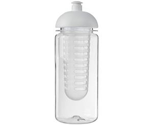 H2o Octave Tritan 600Ml Dome Lid Bottle And Infuser (Transparent/White) - PF2854