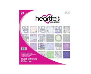 Heartfelt Creations - Double-Sided Paper Pad 12X12 24/Pkg - Burst Of Spring