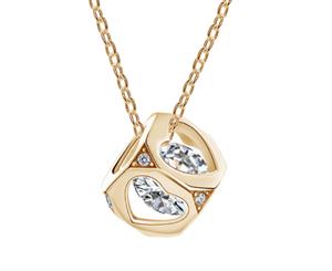 Italian Cube Necklace (Gold)