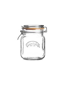 Kilner Square Clip Top Jar 1 Litre