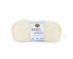 Lion Brand Yarn - Basic Stitch Anti-Pilling - Ecru 100g