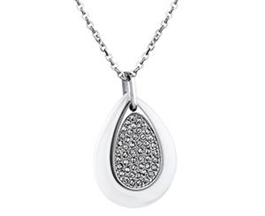 Lotus womens Stainless steel pendant necklace LS1706-1/1