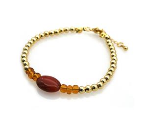 Lovely Agate Golden Empire Bracelet