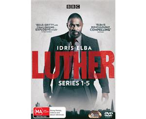 Luther Series 1-5 Box Set DVD Region 4