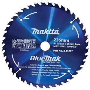 Makita 235mm 40T TCT Circular Saw Blade for Wood Cutting - BLUEMAK