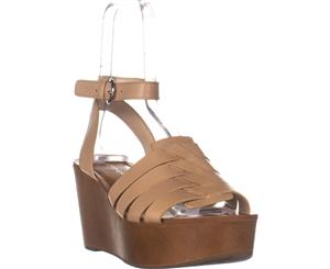 Marc Fisher Pastya Ankle Strap Wedge Sandals Light Natural