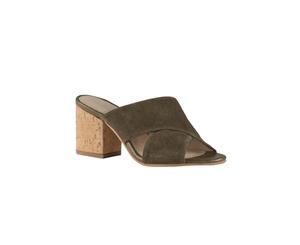 Mary Sandal Heel Khaki