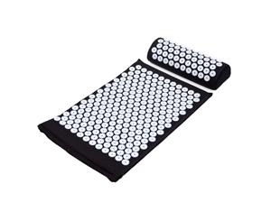 Massage Acupressure Yoga Mat With Pillow Sit Mats Cut Pain Stress Soreness