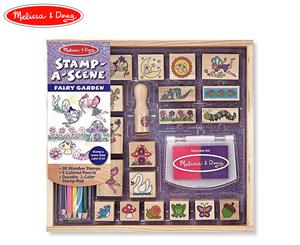 Melissa & Doug Stamp-A-Scene Fairy Garden Stamp Set