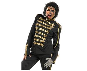 Michael Jackson Black Military Jacket Adult Costume