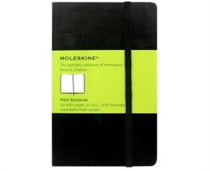 Moleskine Pocket Plain Notebook - Black