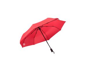 Mountain Warehouse Unisex Durable Windproof Umbrella with Quick Dry Fabric - Red