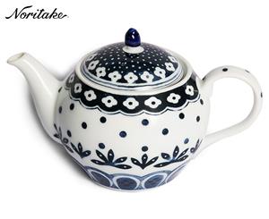 Noritake Hana Teapot - White/Blue