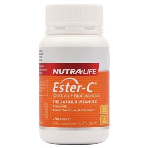 Nutra-Life Ester C 1000mg + Bioflavonoids 50 Tablets