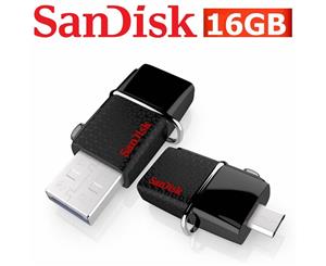 OTG USB Drive SanDisk Ultra 16GB Dual OTG USB Flash Drive Memory Stick PC Tablet Mobile Android