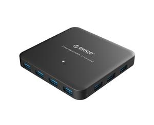 Orico U3BCH7-BK 7 Ports Super Speed w/ 12V/2.5A Adapter & USB Charger