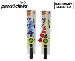 Paws & Claws Fishing Rod Cat Toy w/ Catnip - Randomly Selected